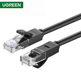 ქსელის კაბელი UGREEN NW102 (20160) Cat6 Patch Cord UTP Lan Cable, 2m, Black